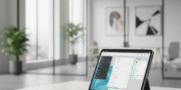 Modern Android tablet with stylus and keyboard for productivity