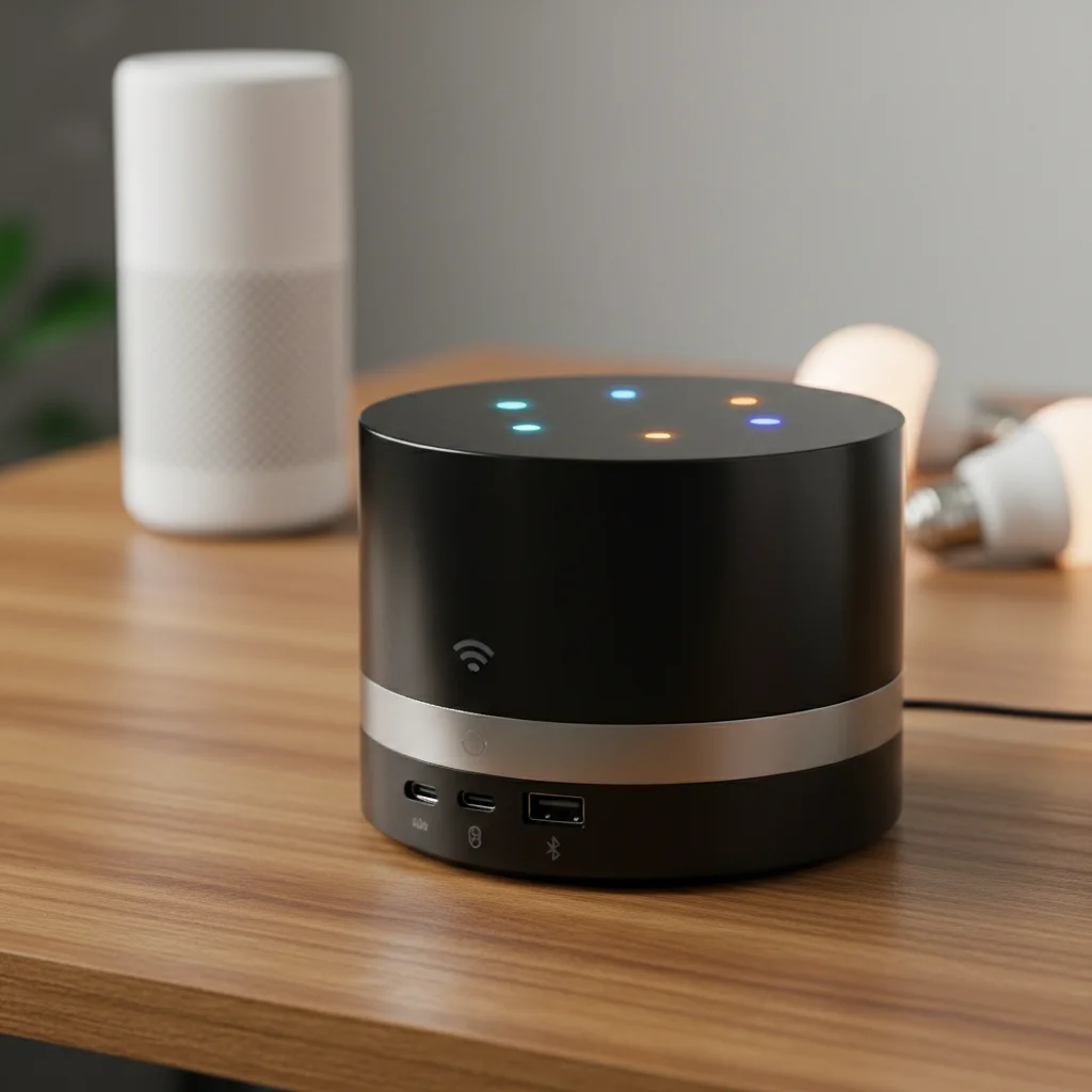 Modern smart home hub device with connectivity options