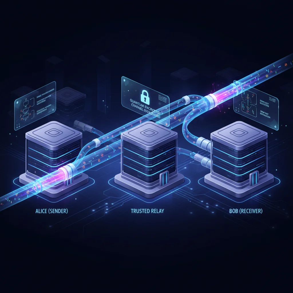 Quantum Key Distribution network protecting sensitive US government communications.